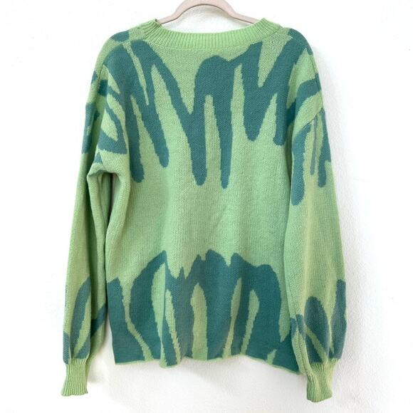 Graphic Scribble Sweater, Size M, Excellent Condition, No Brand Tag - Picture 4 of 7